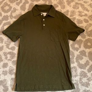Goodfellow men’s polo. Olive green. Sz Small. Excellent condition!